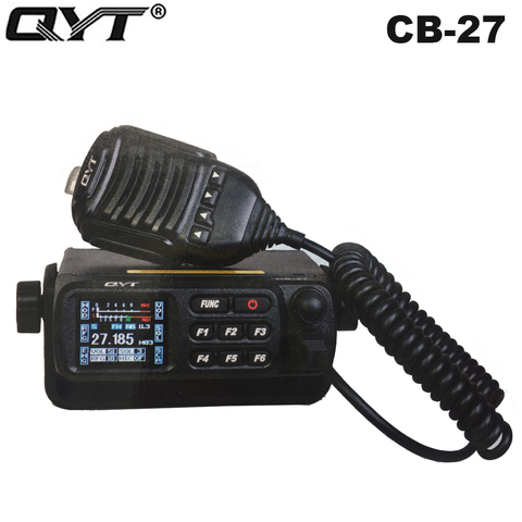 Новая Автомобильная Мобильная радиостанция QYT CB-27, CB CITIZEN BAND, все европейские мульти-нормативы, CB приемопередатчик AM/FM 12/24 в, 4 Вт, 26,965-27,405 МГц, домофон ► Фото 1/1