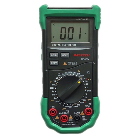 Цифровой Мультиметр Mastech MS8264, измеритель емкости, частоты, температуры, мультитестер, защита от ожогов ► Фото 1/6