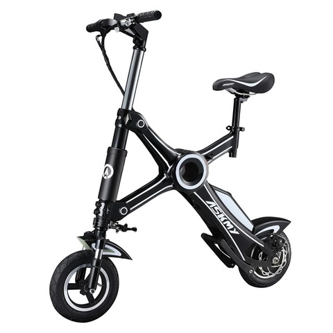 Электрический скутер Askmy x3, 12 дюймов, 36 В, 250 Вт, Электрический скутер, складной электрический скутер для взрослых с Bluetooth управлением ► Фото 1/6