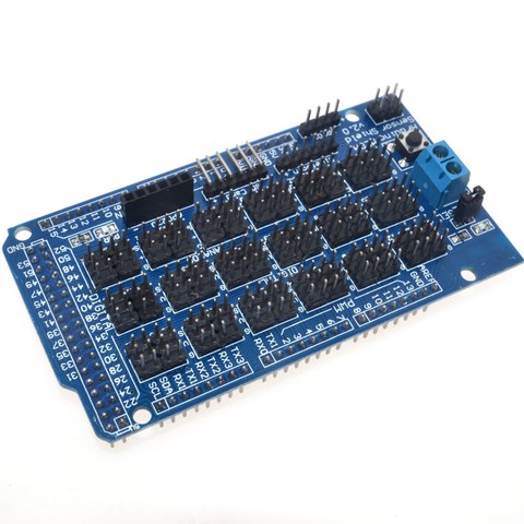 Датчик для Arduino MEGA Shield V1.0 V2.0, выделенная Плата расширения MEGA 2560 Sup IIC Bluetooth SD, детали робота DIY ► Фото 1/6