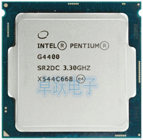 Процессор Intel Pentium G4400 g4400, 3 Мб кэш-памяти, 3,3 ГГц, LGA1151, двухъядерный процессор для настольных ПК ► Фото 1/1