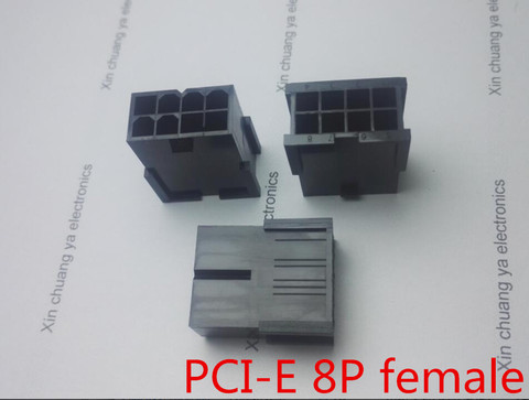 5559 4,2 мм черный 8P женский для ПК компьютера ATX графическая карта GPU PCI-E разъем питания шины PCIe пластиковый корпус без корпуса ► Фото 1/2