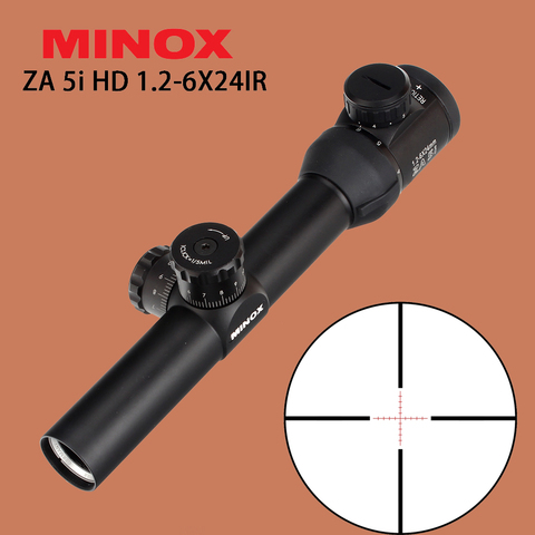 MINOX ZA 5i HD 1,2-6X24 E ИК охотничий прицел со стеклянной гравировкой, тактический оптический прицел для снайперской винтовки страйкбольной винтов... ► Фото 1/6