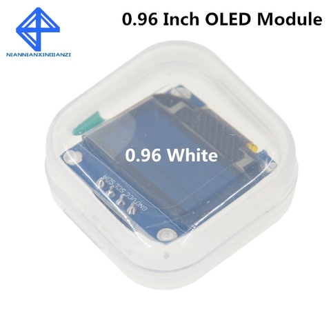 Светодиодный ЖК-дисплей 0,96x64 O белого цвета, модуль для Arduino дюймов I2C IIC SPI, последовательный новый оригинальный ► Фото 1/5