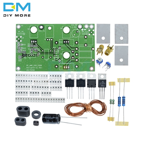 DC 13,8 V 10A 45W SSB AM линейный усилитель мощности CW FM HF Радио приемопередатчик коротковолновый Модуль платы DIY Kit ► Фото 1/1