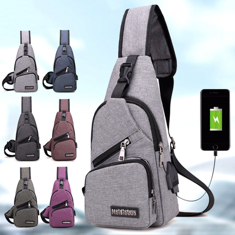 Мужской маленький умный рюкзак для путешествий, повседневная сумка через плечо с внешней USB-зарядкой и защитой от кражи, для лета, 2022 ► Фото 1/6