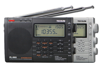 TECSUN PL-660 радио PLL SSB VHF AIR Band радиоприемник FM/MW/SW/LW радиоприемник с двойным преобразованием TECSUN PL660 ► Фото 1/4