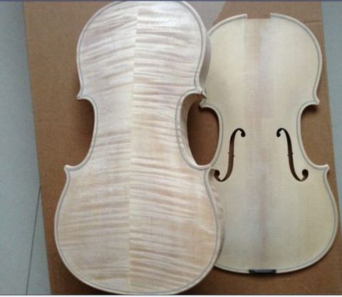 Скрипка 4/4 хорошая копия «лавандия гуаданини» 1746 нелакированная скрипка с верхней и задней частью ► Фото 1/5