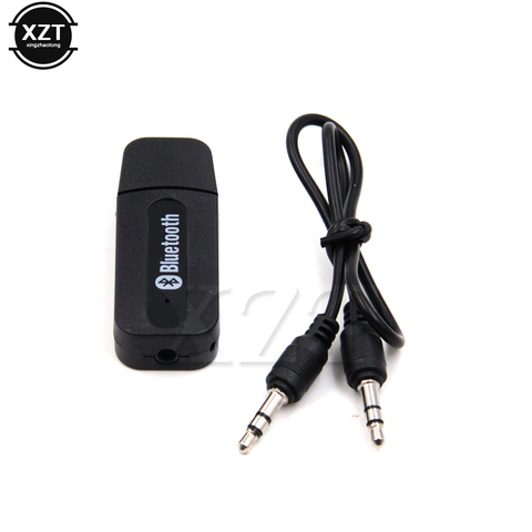 USB Bluetooth приемник мини стерео аудио Bluetooth адаптер Jack 3,5 мм для iPhone Android ПК ноутбука автомобиля Комплект AMP беспроводной адаптер ► Фото 1/4