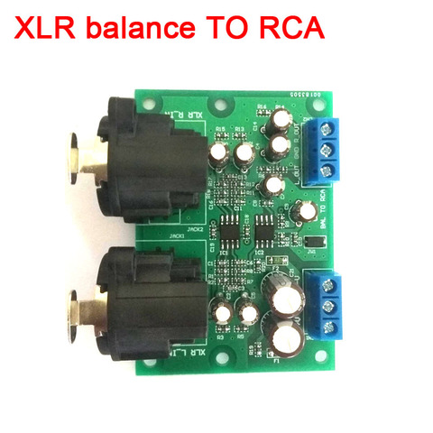 DYKB стерео XLR сбалансированный аудиовход, конвертация в RCA аудиовыход ► Фото 1/4