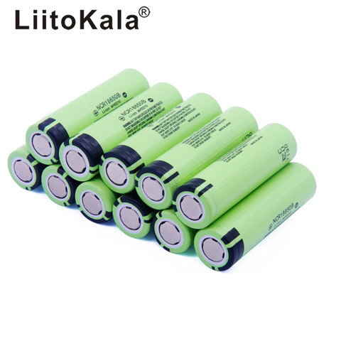 Литиевая аккумуляторная батарея LiitoKala NCR18650B, 18650, 3400, 3,7 в, 18650, 3400 мАч ► Фото 1/6
