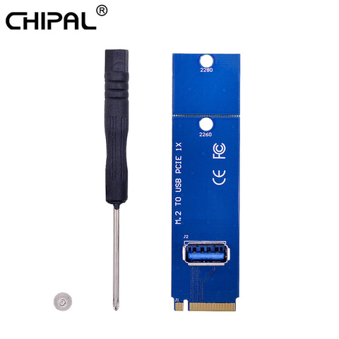 CHIPAL NGFF M.2 к USB 3,0 карта адаптер M2 M ключ к USB3.0 карта для PCIe PCI-E Riser карта для Litecoin Bitcoin Miner ► Фото 1/6