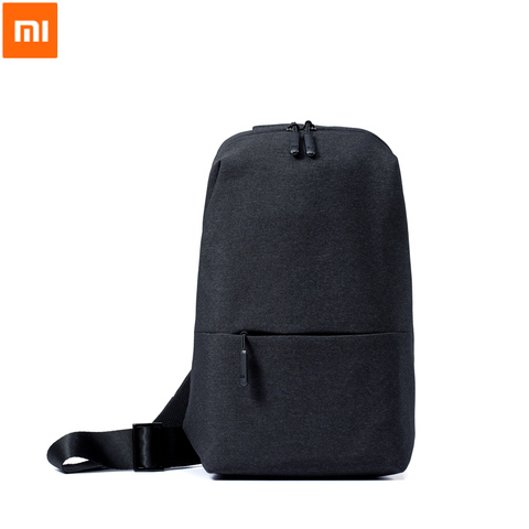 Оригинальный рюкзак Xiaomi Mi, городской рюкзак для отдыха, нагрудная сумка для мужчин и женщин, маленький размер, тип плеча, унисекс, рюкзак, сум... ► Фото 1/5