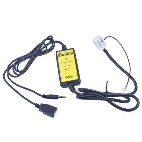 VW автомобильный CD-адаптер MP3 аудио интерфейс AUX USB CD чейнджер для VW Beetle EOS Golf mk5 Jetta v 5 ► Фото 1/5