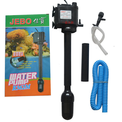 Погружной насос JEBO для аквариума, три в одном, маленький фильтр AP362 R362M, аквариумный жидкий фильтр, водяной насос для аквариума ► Фото 1/1