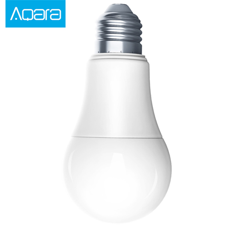 Оригинальная светодиодная умная лампа Aqara White ZigBee, беспроводная лампа с дистанционным управлением E27, 9 Вт, 220-240 В, умный дом для приложения xiaomi mijia mi Home ► Фото 1/6