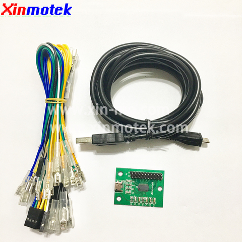 Xinmotek XM-08 одиночный игровой контроллер для PS3 ПК Android Raspberry Pi, usb-кодер с нулевой задержкой, JAMMA MAME Machine ► Фото 1/6