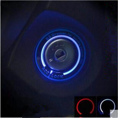 Автомобильный светильник светодиодный переключатель зажигания/кольцо украшение с кольцом для ключей наклейки для Ford Focus 2 /Focus 3 4 MK3 MK4 2005-2016/ ... ► Фото 1/3
