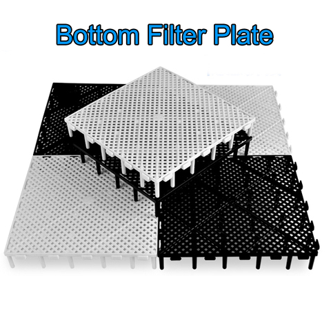 NuoNuoWell 10 шт. аквариумный фильтр для подземного гравия 14,5x14,5x2,5 см DIY Нижняя фильтрующая пластина Бесплатная доставка ► Фото 1/1