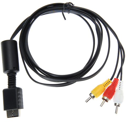 ALLOYSEED для SONY PS2 PS3 гнездо 6FT геймпад кабель Длина 1,8 M Аудио Видео кабель AV RCA для Игровые приставки игровой системы кабель ► Фото 1/6