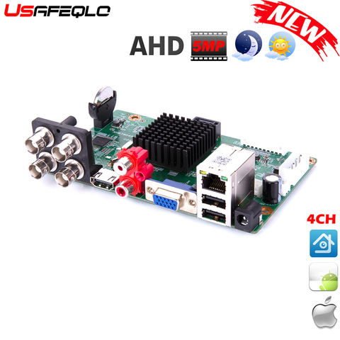 Новое поступление, Основной PCB AHD 5MP-N 4-канальный AHD DVR рекордер, видео рекордер 4 канала AHD DVR 1080P AHDH для 1080P/5MP AHD камеры ► Фото 1/6