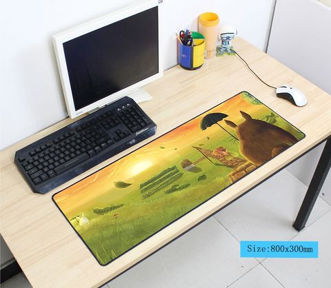 Коврик для мыши Totoro 80x30 см Коврик для мыши notbook компьютерный коврик для мыши подарок на Хэллоуин игровой коврик геймер для клавиатуры коврики для мыши ► Фото 1/1