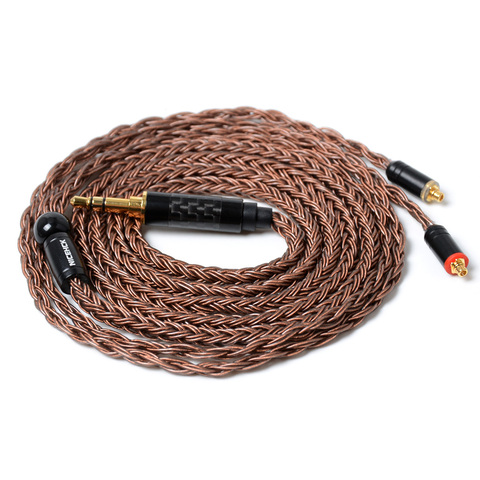 NICEHCK 16-жильный медный кабель высокой чистоты 3,5/2,5/4,4 мм MMCX/2-контактный кабель для TFZ ZSX ZS10 C12 C16 V90 BA5 NX7 PRO/DB3/F3/M6 BL-03 ► Фото 1/6