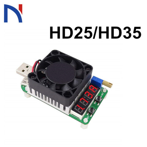 Триггер HD25 HD35 QC2.0 QC3.0 25W35W электронный разрядный аккумулятор тест Регулируемое напряжение тока USB нагрузочный резистор HD25 триггер ► Фото 1/5