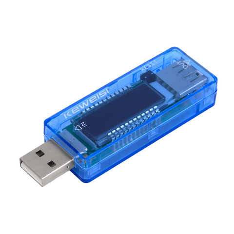 USB-тестер с ЖК-дисплеем, измеритель емкости и емкости для внешних аккумуляторов, вольтметр, амперметр ► Фото 1/6