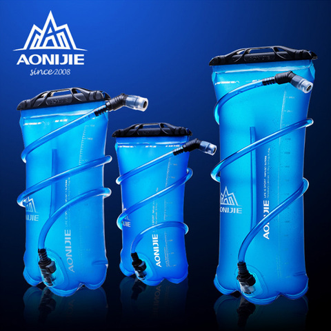 Aonijie SD16 мягкий резервуар для воды, мочевого пузыря, сумка для воды, гидратационный пакет для питья, бега, велоспорта, кемпинга 1.5L/2L/3L для рюкза... ► Фото 1/6