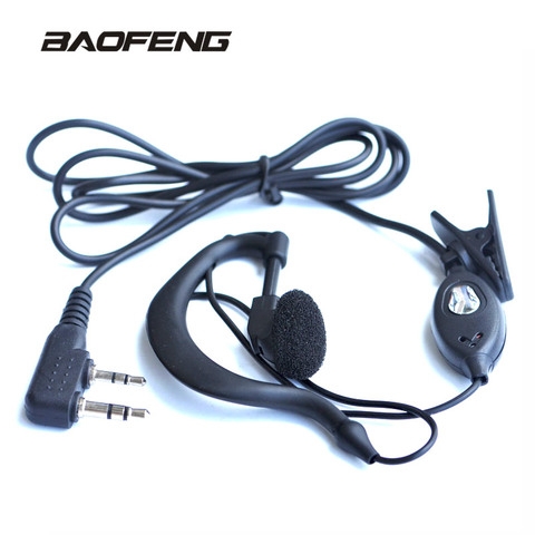 Оригинальные наушники Baofeng для радио, рация, микрофон для 888S, uv5r, UV-5r, UV82 ► Фото 1/6