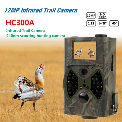 Охотничья тропическая камера HC300A 16 МП ночное видение 1080P видеокамера для дикой природы камеры для охотников фотоловушка для наблюдения ► Фото 1/6