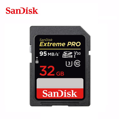 Sd-карта Sandisk, 8 ГБ, 16 ГБ, 32 ГБ, SDHC, 64 ГБ, 128 ГБ, 256 ГБ, SDXC, оригинальная карта памяти для цифровой камеры, бесплатная доставка ► Фото 1/5