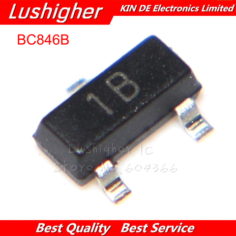 100 шт. BC846B SOT23 1B BC846 SOT SMD SOT-23 Новый транзистор ► Фото 1/4