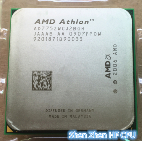 AMD Athlon 64 X2 7750 2,7 ГГц Разъем AM2 + 95 Вт двухъядерный процессор 64-разрядный настольный процессор ► Фото 1/1