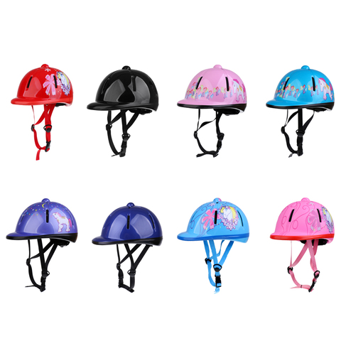 Детский школьный шлем, Регулируемый шлем для верховой езды для детей ясельного возраста, защитный шлем для головы наездников SEI ► Фото 1/6