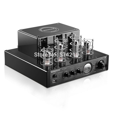 Новый черный Nobsound MS-10D MKII Hifi 2,0, ламповый усилитель USB/Bluetooth, усилитель звука, 25 Вт * 2, Лидер продаж ► Фото 1/1