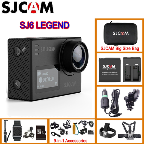 Водонепроницаемая Экшн-камера SJCAM SJ6 Legend с сенсорным экраном 2 дюйма, 4K, 24 кадра/с, NTK96660 ► Фото 1/6