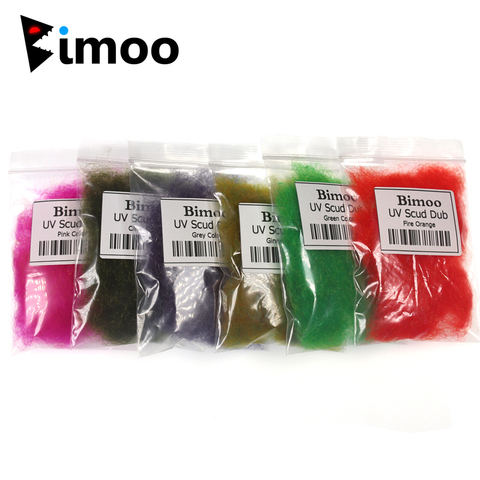 Bimoo 3 сумки X 2 г/пакет для ловли нахлыстом, волокно Scud Dub для Nymph Scud креветок Caddis Damsel для подвязки нахлыстом ► Фото 1/6