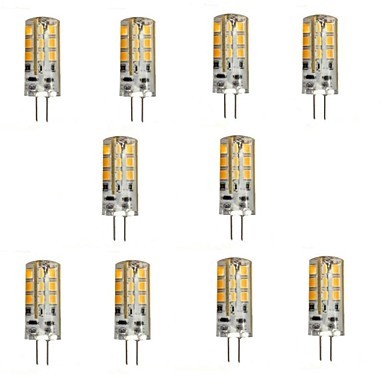 HRSOD 10 X G4 3W 24 SMD 2835 270 LM 2800-3500/6000-6500 K точечные светильники с теплым/холодным белым светом, двухконтактные светильники DC 12 В ► Фото 1/5