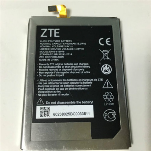 Аккумулятор 4000 мАч для ZTE Q519T, для ZTE Blade X3/Blade D2/Blade A452/515978, мобильный телефон, аккумуляторы + трек-код ► Фото 1/2