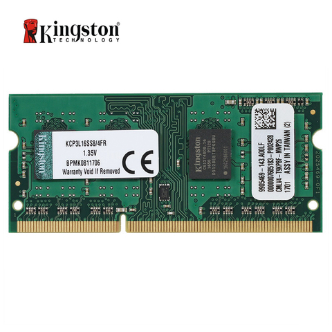 Оперативная память для ноутбука Kingston 4 Гб DDR3L 1600 МГц, 1,35 в (KCP3L16SS8/4) ► Фото 1/5