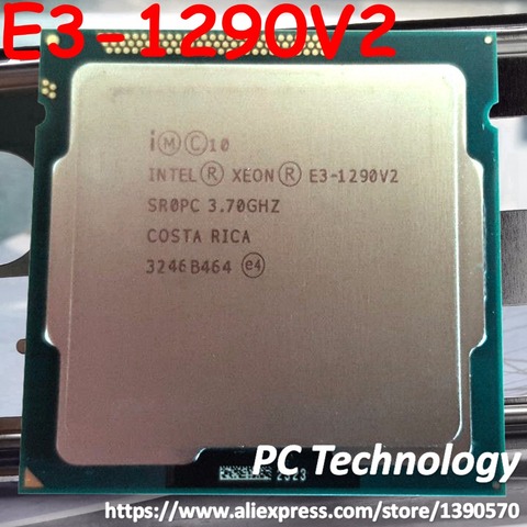 Оригинальный процессор Intel Xeon E3-1290V2 V2 3,70 ГГц 8M LGA1155 E3 1290V2, десктопный процессор, Бесплатная доставка E3 1290 V2 ► Фото 1/1