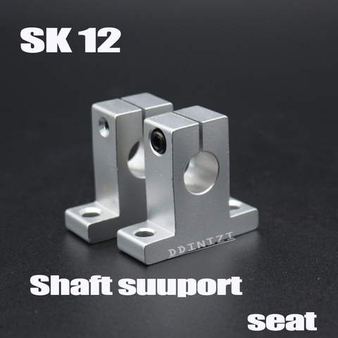 4 шт./лот SK12 SK12 SH12A 12 мм линейный вал опорный 12 мм линейный рельсовый вал опорный XYZ стол ЧПУ части ► Фото 1/3