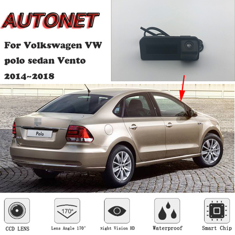 Камера заднего вида для Volkswagen VW polo sedan Vento 2016 2017 2022 ► Фото 1/6