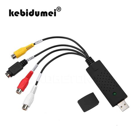 USB 2,0 HDMI к RCA usb адаптер kebidumei, конвертер аудио видео кабели для ПК ТВ DVD VHS устройство захвата ► Фото 1/6