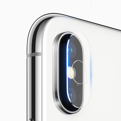 Защитное кольцо для экрана из закаленного стекла, для iPhone X XS MAX 8 7 Plus, 2 шт. ► Фото 1/6