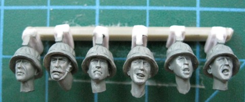 Голова британского войска Второй мировой войны 1:35 (6 фигурок) 04 ► Фото 1/1