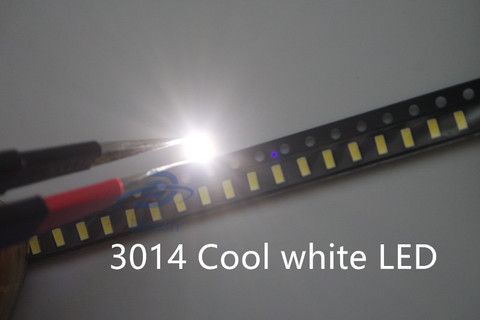3014 SMD светодиодный 200 шт. чип Белый Ультра яркий 0,1 Вт 11-13LM 30mA 3В чип поверхностного монтажа светоизлучающие диодные лампы SMD3014 LED Bead ► Фото 1/3