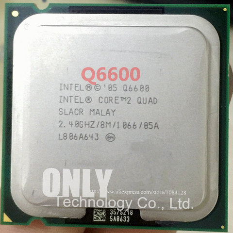 Процессор Core 2 Quad Q6600, 2,4 ГГц/8 м/1066 ГГц, разъем 775, настольный процессор, бесплатная доставка ► Фото 1/1